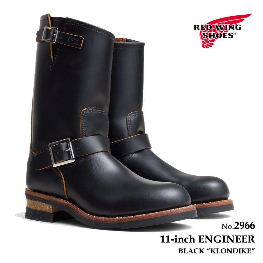 RED WING SHOES（レッドウィング） 2966 エンジニアブーツ 茶芯 BLACK