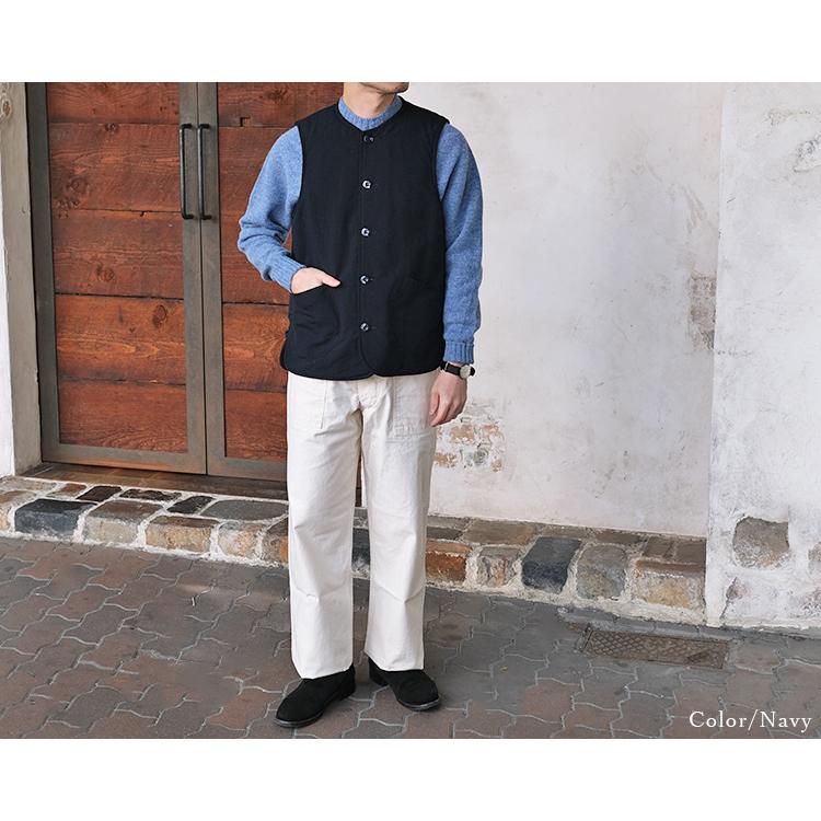 ARAN アラン VEST ベスト NYLON TUSSER ナイロンタッサー ブラック