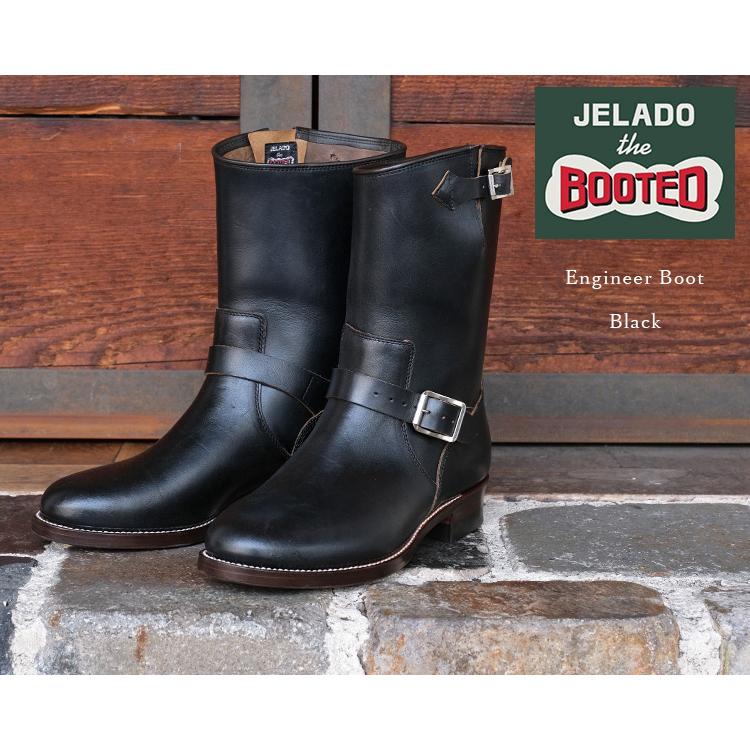 JELADO the BOOTED ENGINEER BOOT BLACK ジェラードザブーテッド