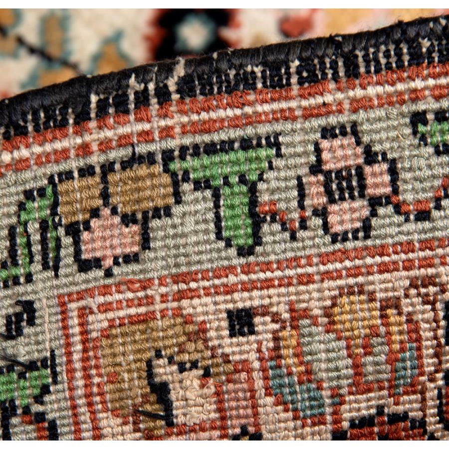 送料無料 カシミール絨毯 シルク絨毯 カーペット シルクカーペット