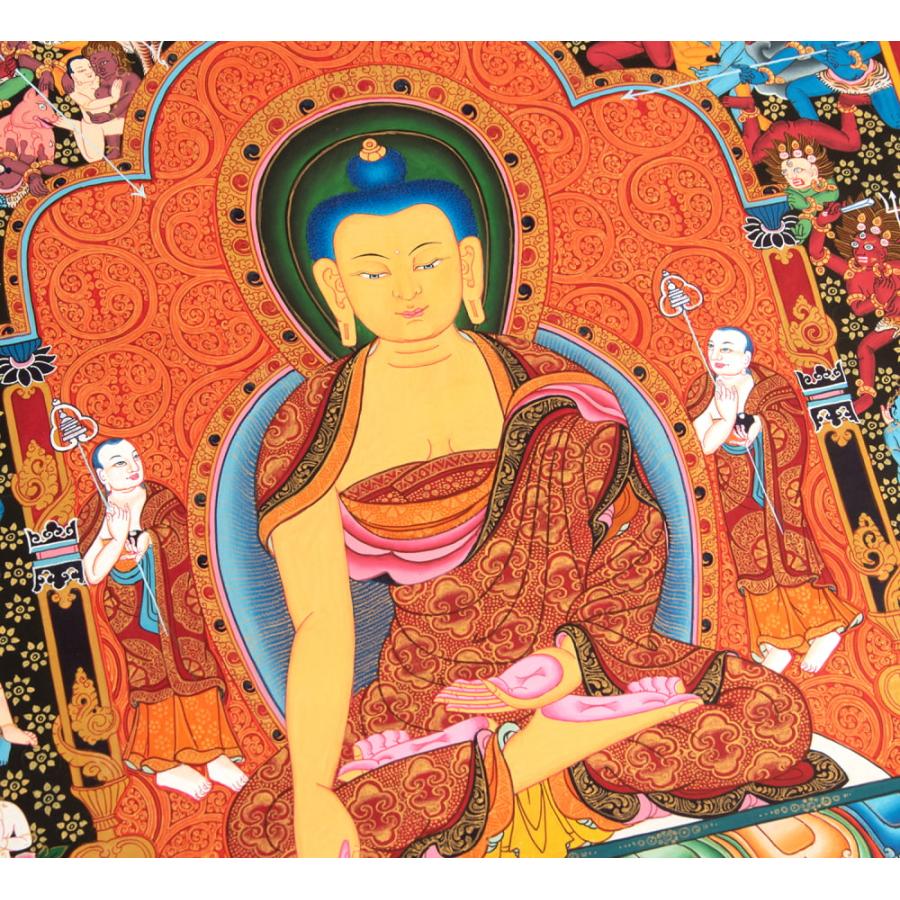 送料無料 タンカ 仏画 マンダラ チベット 〔一点物・美術館収蔵品級