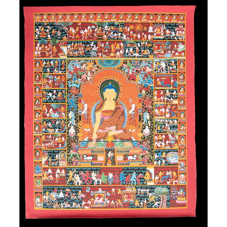 送料無料 タンカ 仏画 マンダラ チベット 〔一点物・美術館収蔵品級