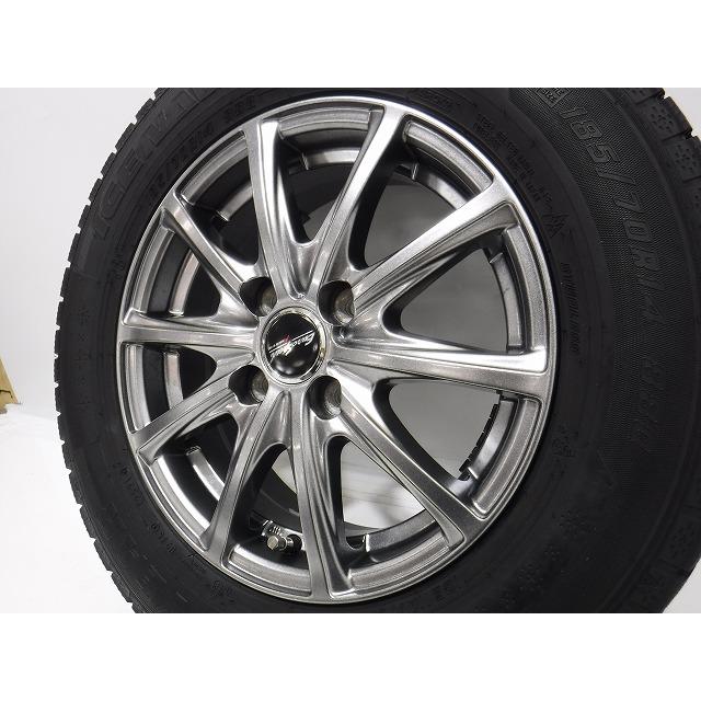 14インチ バリ溝 185/70R14 5.5J+45 100 コンパクトカー 中古