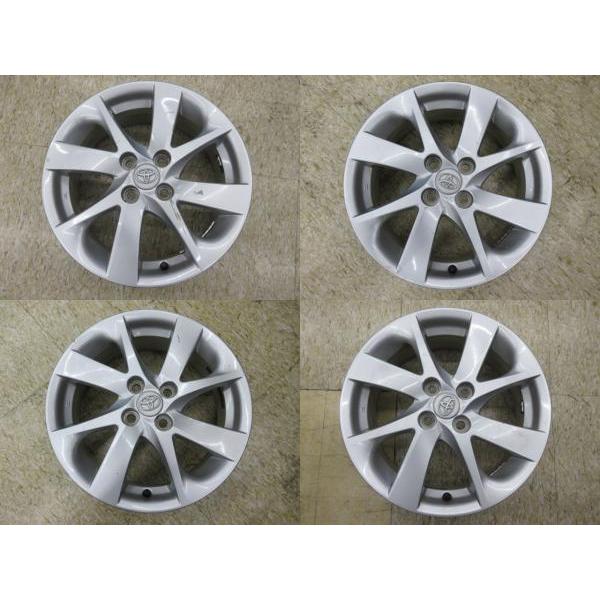 トヨタ 10系 アクア 純正 16x6J+51 4H-100 中古4本セット 90〜130系