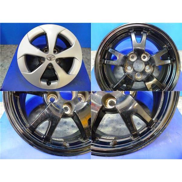 中古【トヨタ】30プリウス後期純正15インチホイール 4本セット 流用に