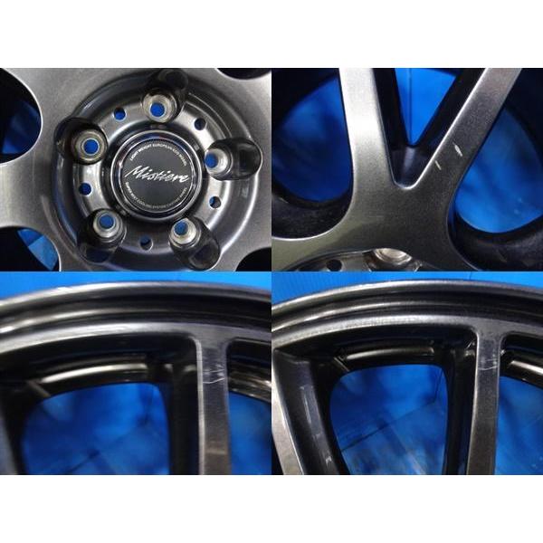 送料無料 中古 アルミ ホイール 4本 ダンロップ Mistiere ミスティール