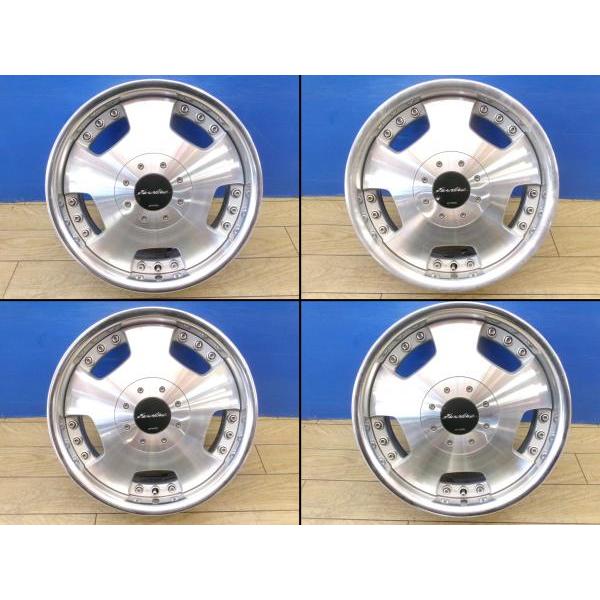 軽自動車 カスタム 廃盤 4本 中古 ワーク ユーロライン DH 15インチ