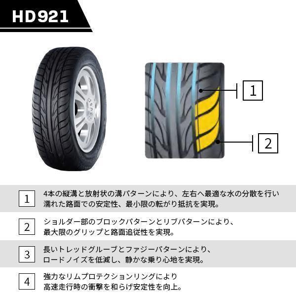 HAIDA 215/35R18 2025年製造 新品サマータイヤ HAIDA HD921 送料無料