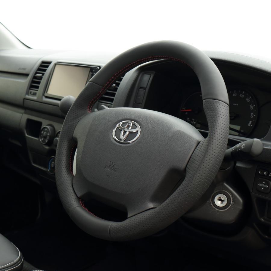 最短当日発送！【200ハイエース4型以降／ランクル70】オールレザー 赤