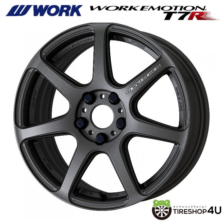 WORK WORK EMOTION T7R 15x5.0J 4/100 +45 MGM マットカーボン 新品