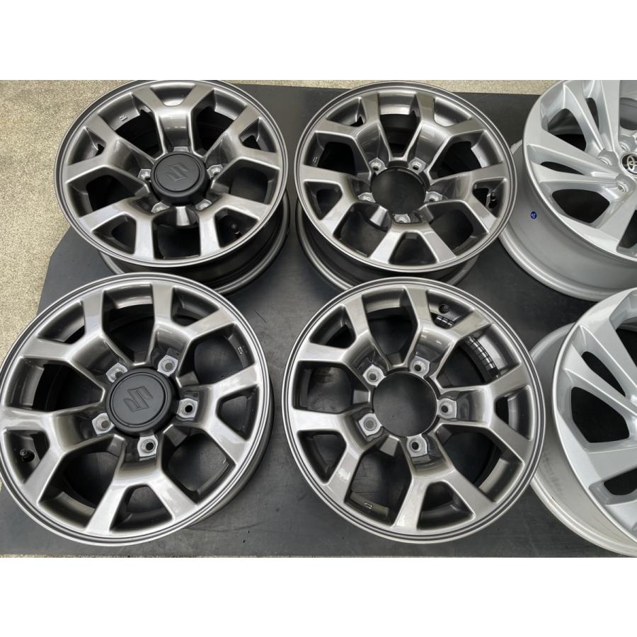 ジムニー スズキ シエラ 15インチ 純正アルミホイール 4本 新車外し