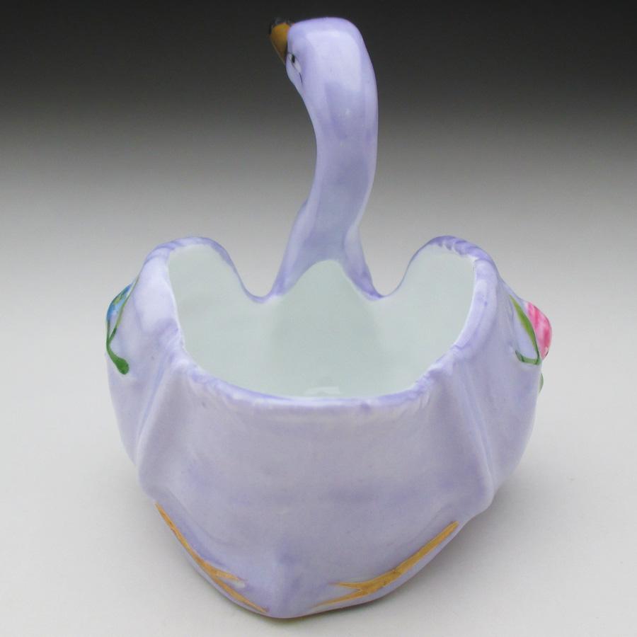 ノリタケ オールドノリタケ 金彩花絵白鳥型 ソルトボウル 6枚セット