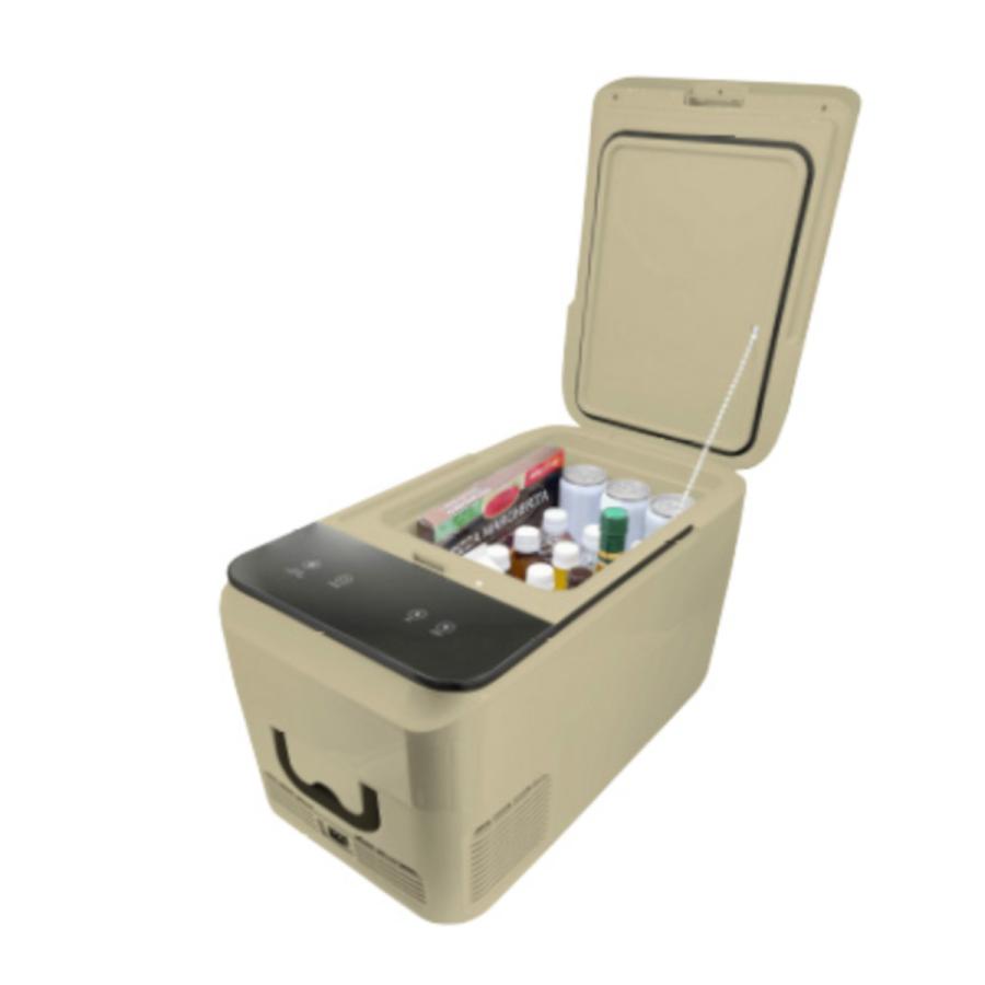 RAMASU/池商 26L冷凍冷蔵庫 ベージュ RA-CFR26-BE 大容量 -20℃〜11℃ 氷