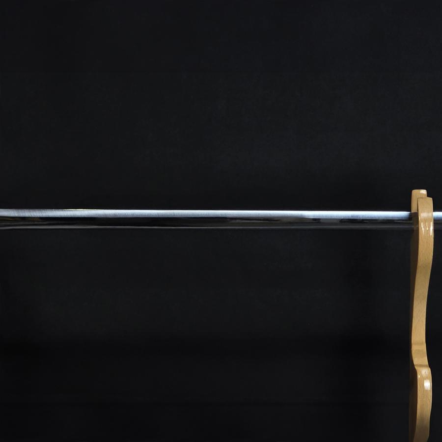 仕込み杖 座頭市 楕円茶竹鞘 模造刀 尾形刀剣 クリーニングクロス付