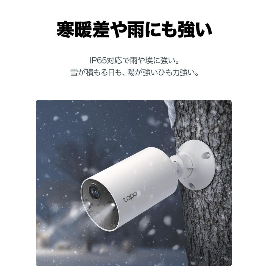TP-Link 防犯カメラ 屋外 家庭用 wifi ソーラー 対応 ハブ不要 Tapo