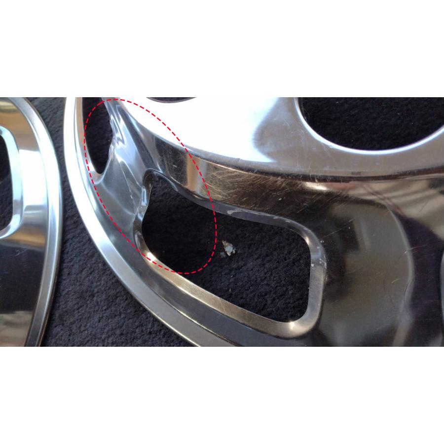 日野 メッキ ホイール キャップ 8穴用 JIS 2枚 大型 HINO ホイール