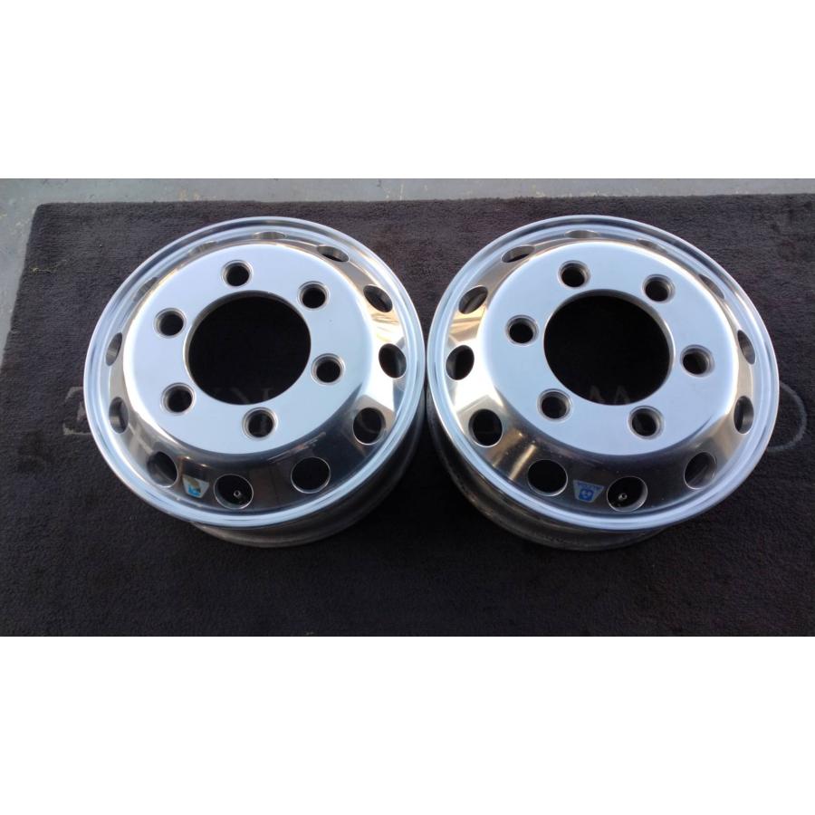 トラック アルコア アルミホイール 17.5×6.00 JIS規格 6穴 2本 中古
