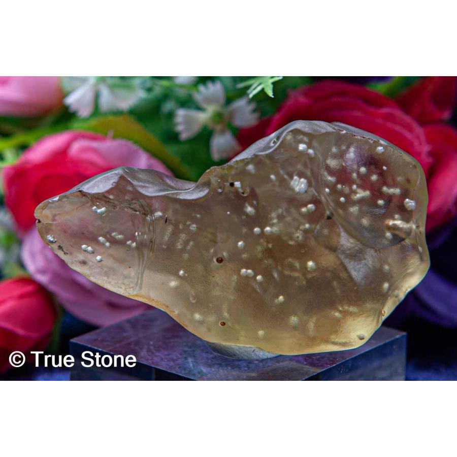 鑑別書付き リビアングラス 原石 55.21g リビアンデザートグラス