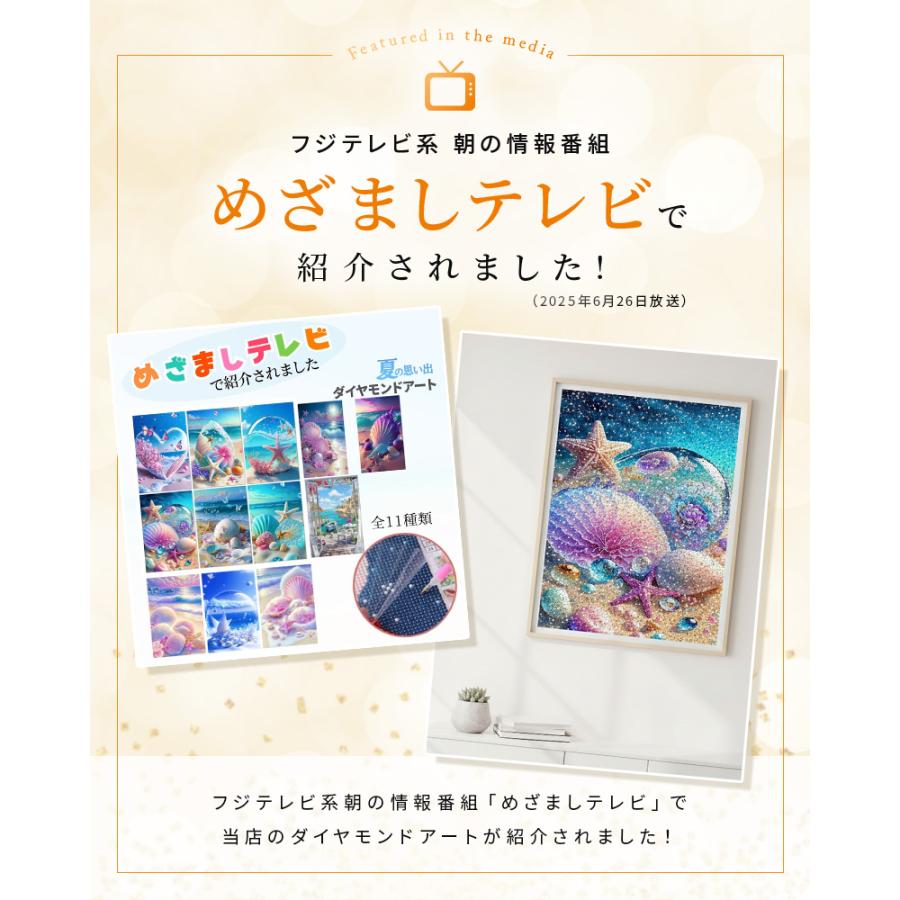 ダイヤモンドアート 初心者 めざましテレビ で紹介 ペン キット 海