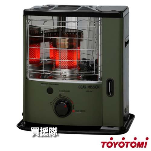 GEAR MISSION トヨトミ 反射形 石油ストーブ オリーブグリーン