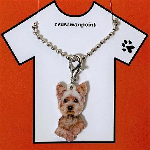 ヨークシャーテリアヨーキーグッズ バッグチェーン マスクチャーム