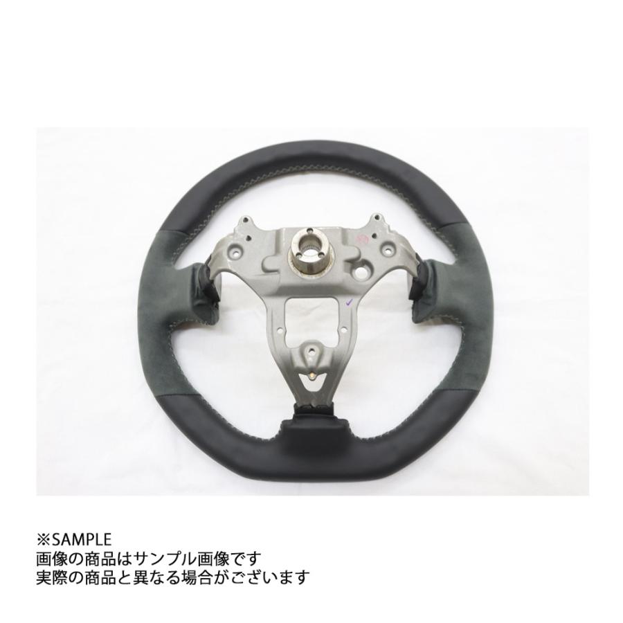 MINE'S マインズ レザー ステアリング 355mm グレー ステッチ