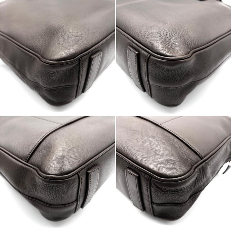 PRADA プラダ ブリーフケース ビジネスバッグ 三角ロゴ 白タグ