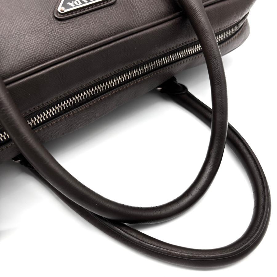PRADA プラダ ブリーフケース ビジネスバッグ 三角ロゴ 白タグ