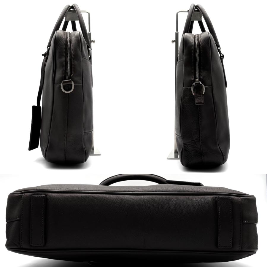 PRADA プラダ ブリーフケース ビジネスバッグ 三角ロゴ 白タグ