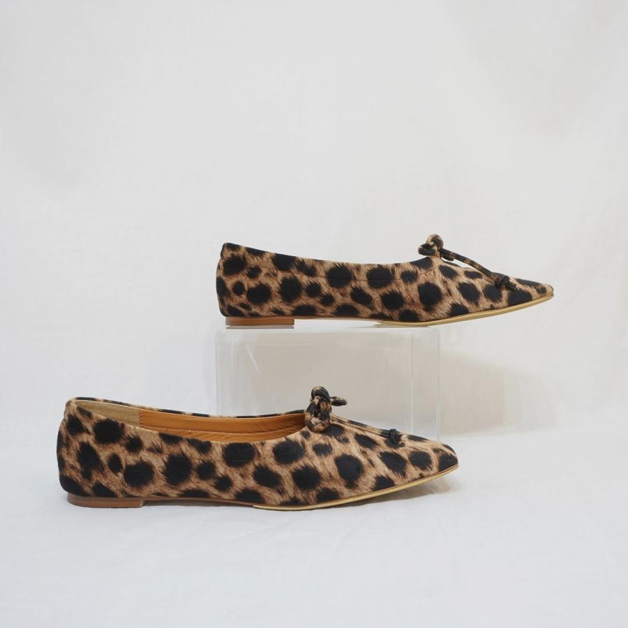 GK Yu-miさま専用】PIPPICHIC ヒョウ柄 フラットシューズ 37 GK Yu-mi