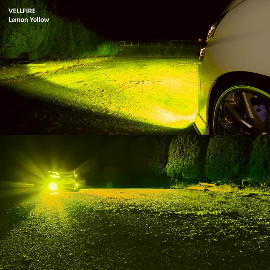 HID屋 爆買 H8 H11 H16 LED Vシリーズ フォグランプ ライムイエロー