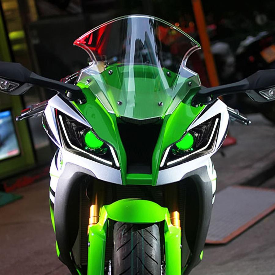 Kawasaki ZX-10R 11-15年 カスタムヘッドライトキット V2 FullLED