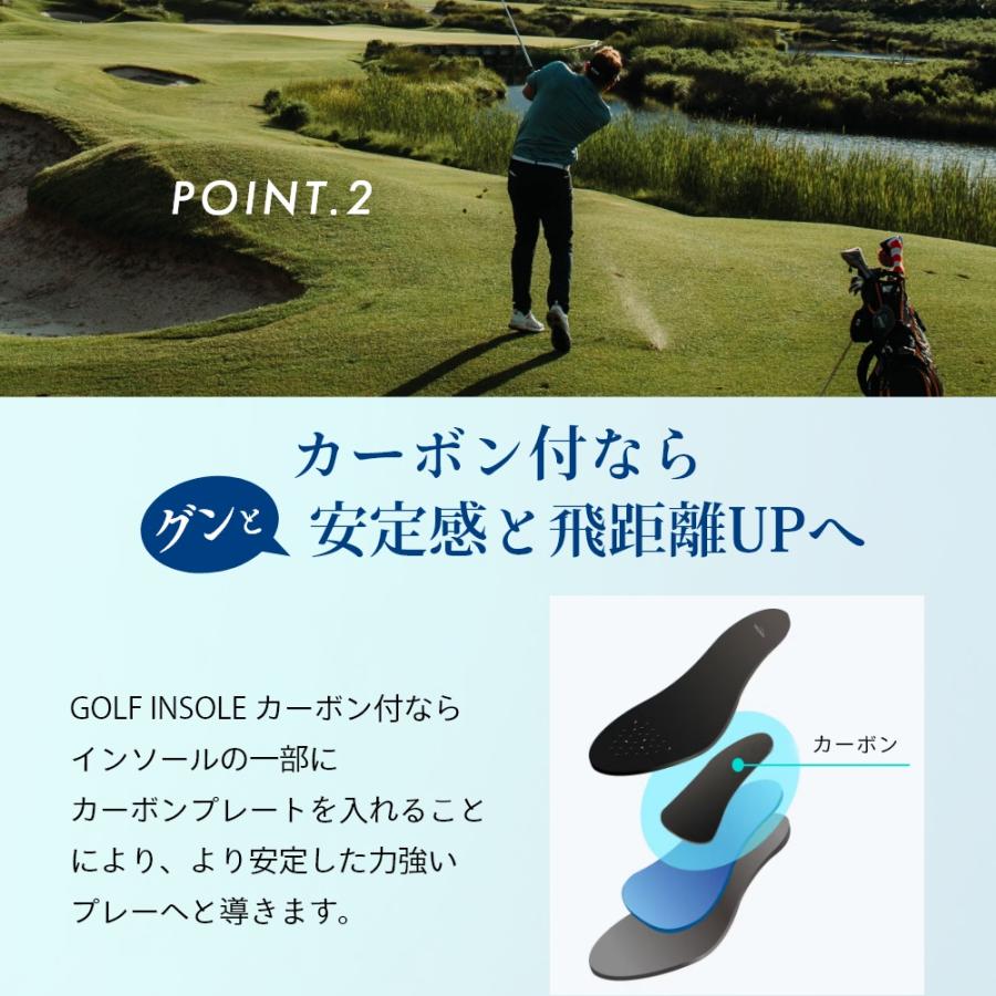 TENTIAL（テンシャル） GOLF INSOLE+CARBON ゴルフ インソール +