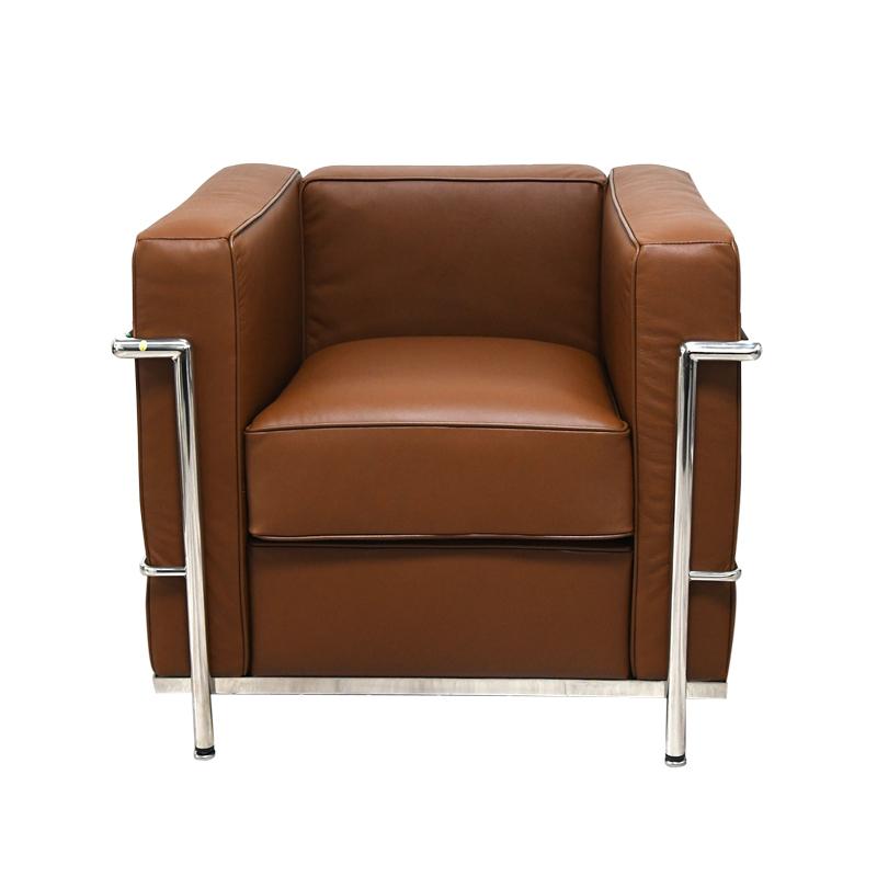 ル・コルビジェ LC2 1P ダークブラウン 総本革 アニリンレザー仕様