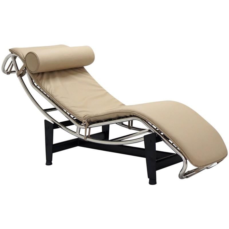 ル・コルビジェ LC4 シェーズロング 本革仕様 モスベージュ Le