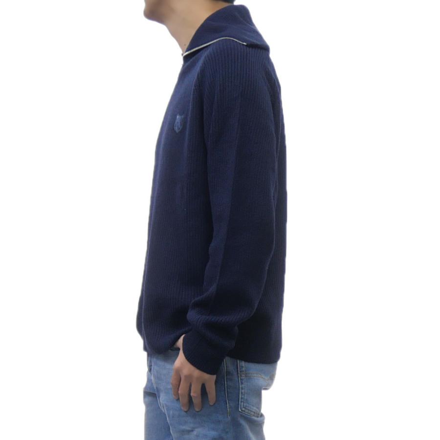 MAISON KITSUNE（メゾン キツネ） メンズハーフジップセーター LM00807