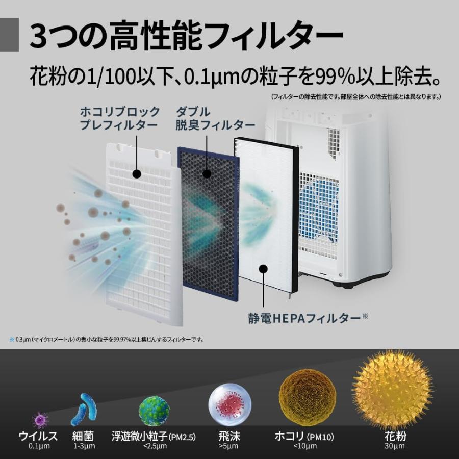 SHARP（シャープ） 加湿 空気清浄機 KC-J50C-H プラズマクラスター
