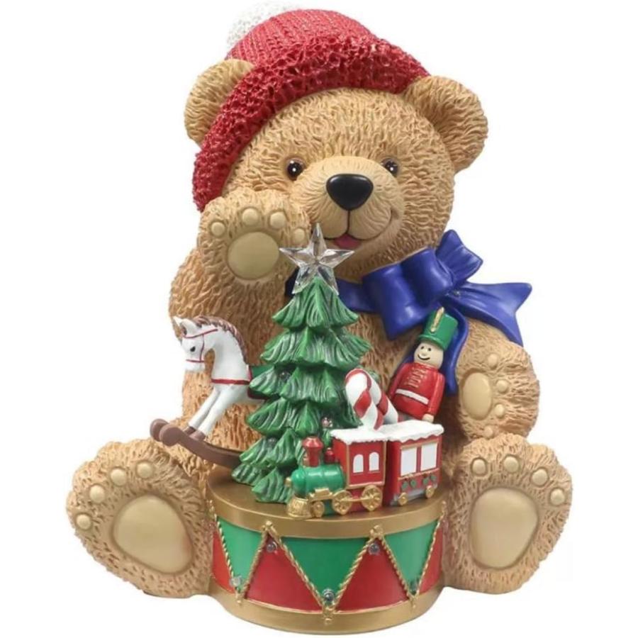 テディベア クリスマス デコレーション 高さ34cm 置物 人形 かわいい