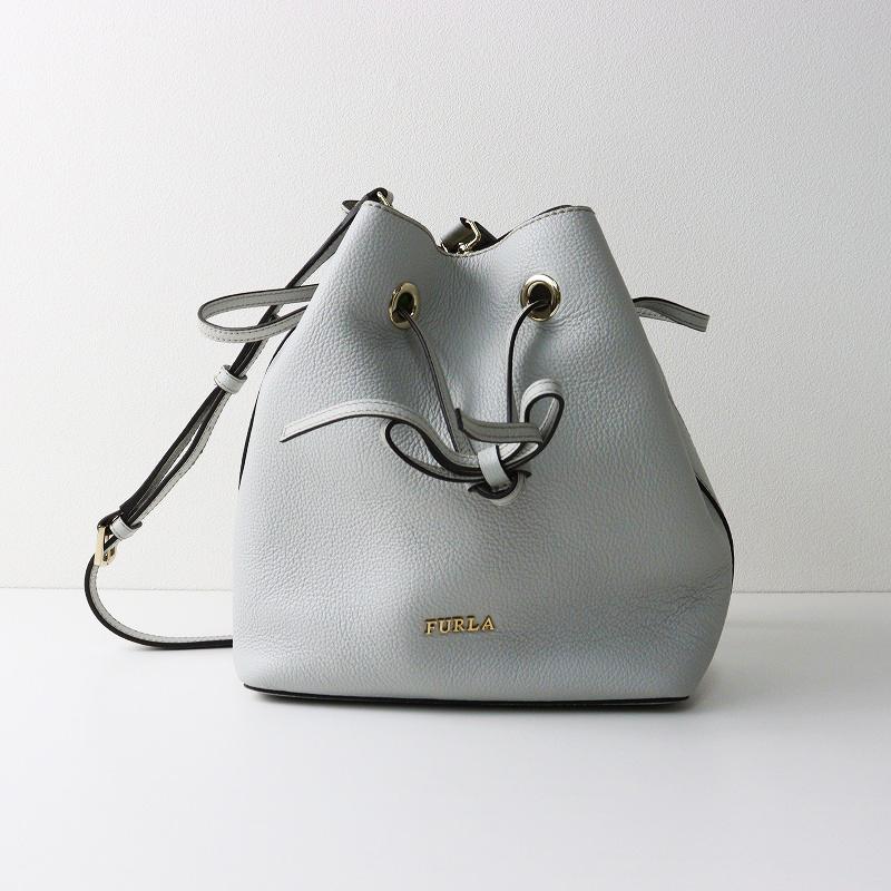 FURLA（フルラ） 良品 コスタンザ2WAY 巾着 レザーショルダーバッグ