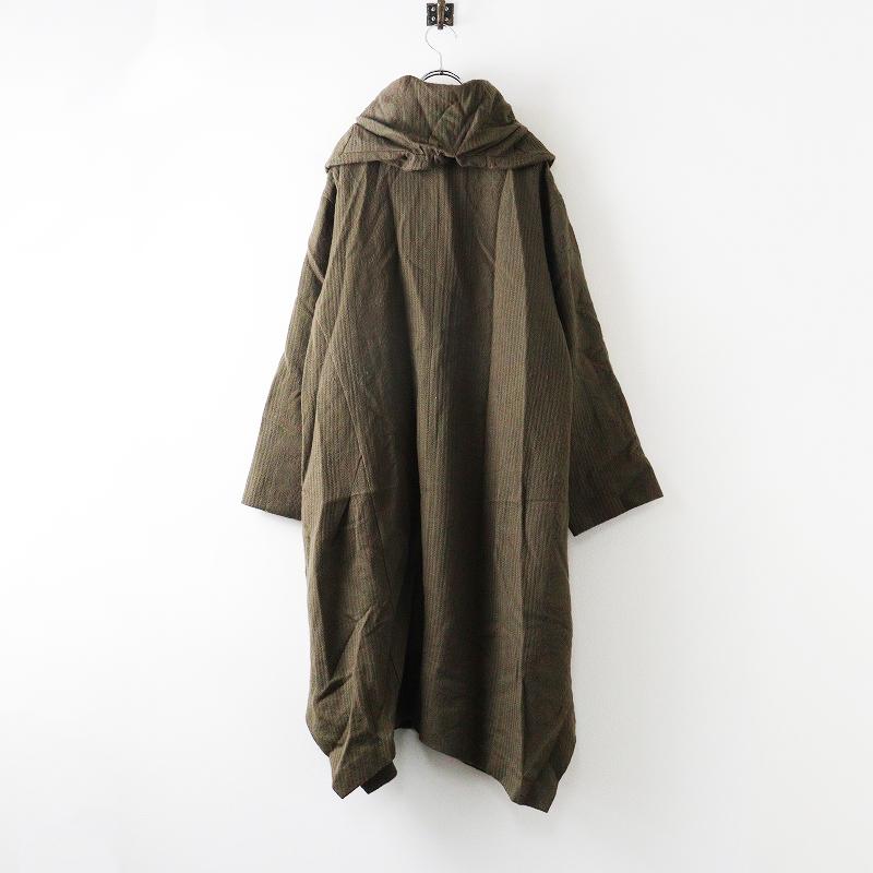 センソユニコ Sensounico 慈雨 ジウ ウール切替 ショールカラーロング