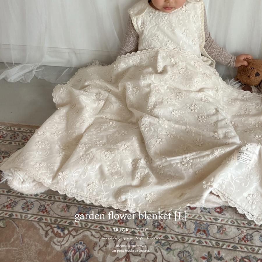 2/25 PM 4頃再入荷】garden flower blanket L-size（約130×85cm