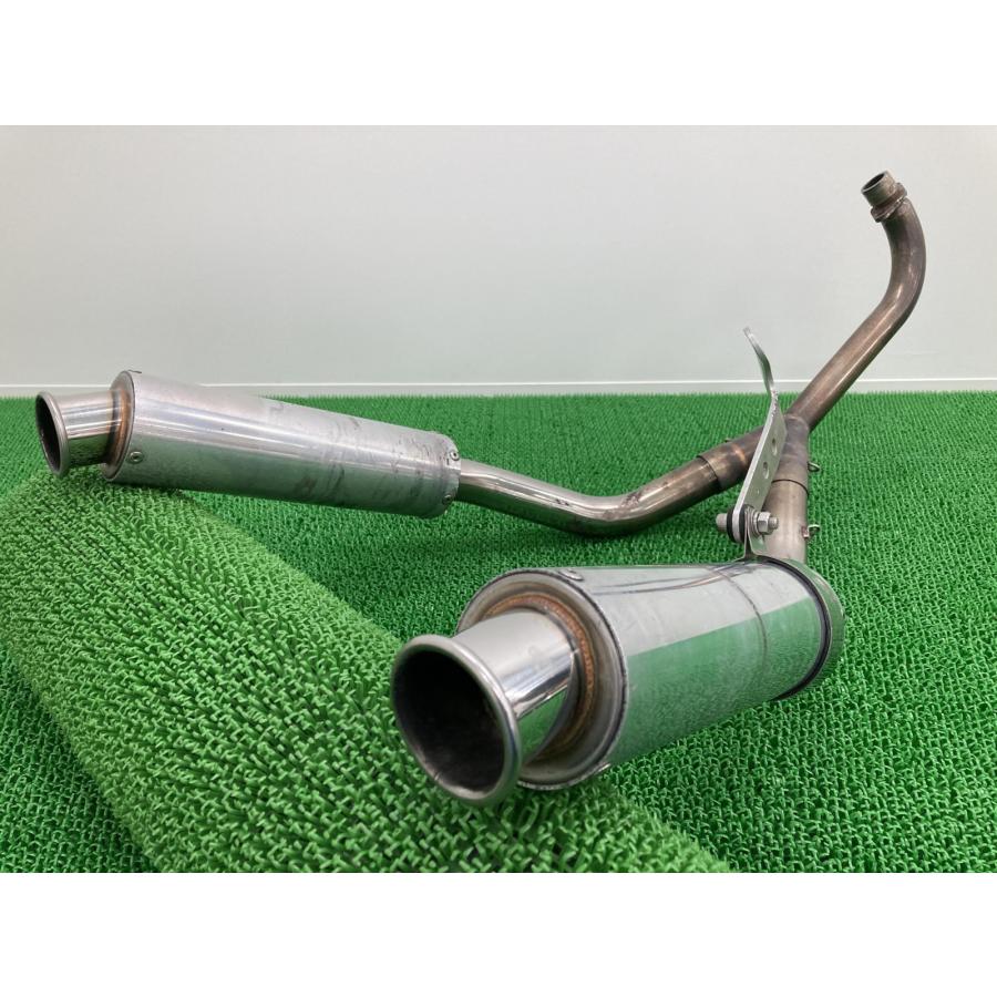 SPI製モンキー マフラー 社外 中古 バイク 部品 2本出し ツインテール