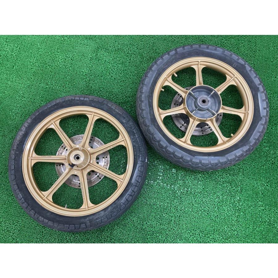 カワサキ（Kawasaki） Z400FX ホイール 前後 F-1057/R-1030 純正 中古