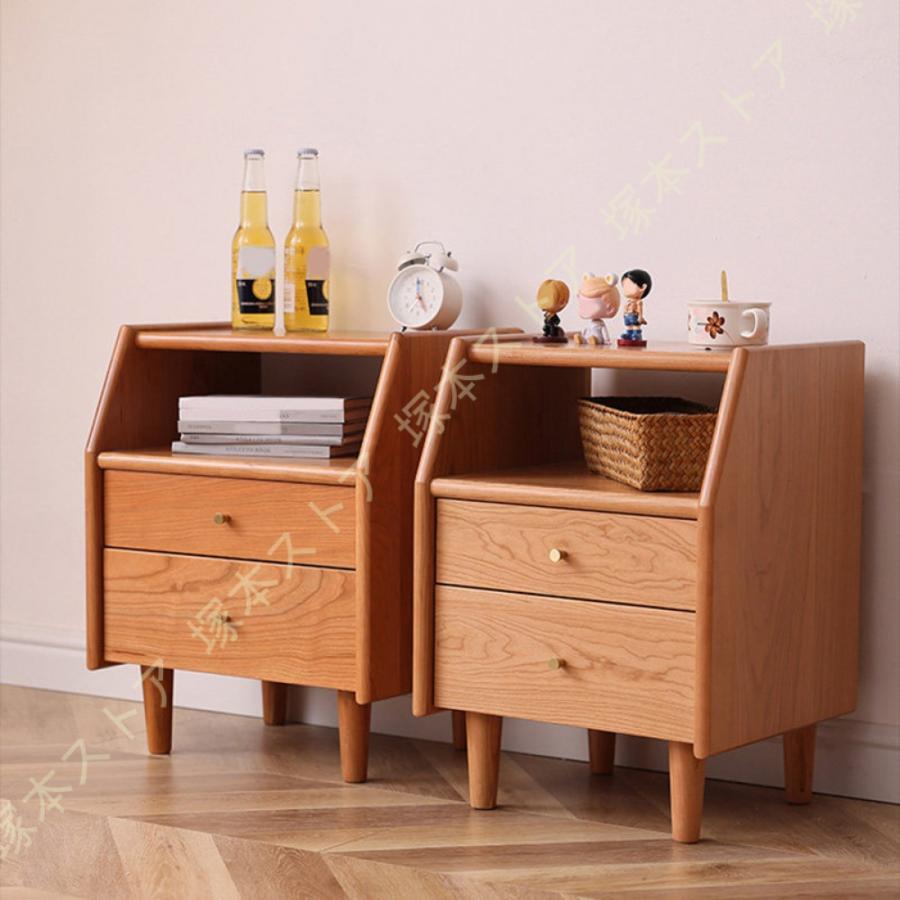 ナイトテーブル サイドテーブル 北欧 幅40cm 脚付き ナイトチェスト