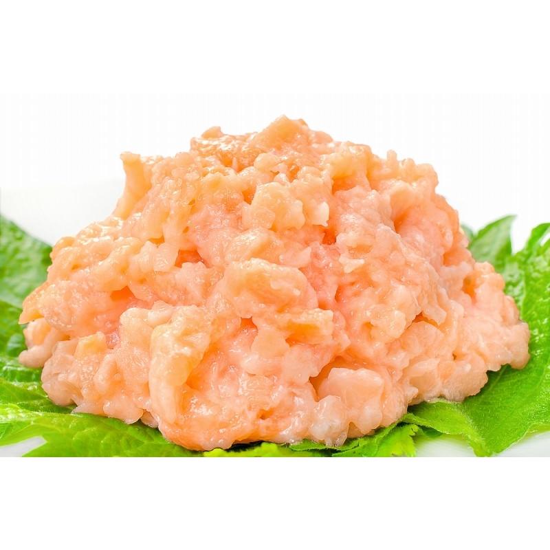 サーモン 鮭 サケ ネギトロサーモン80g 10個 海鮮丼 : うに カニ