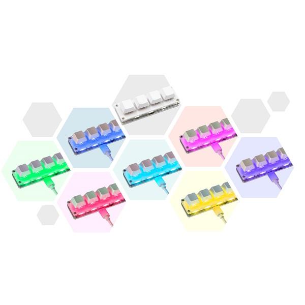 キーカスタマイズ ちょい足しキーボード 4キー ブラック MK-04BK