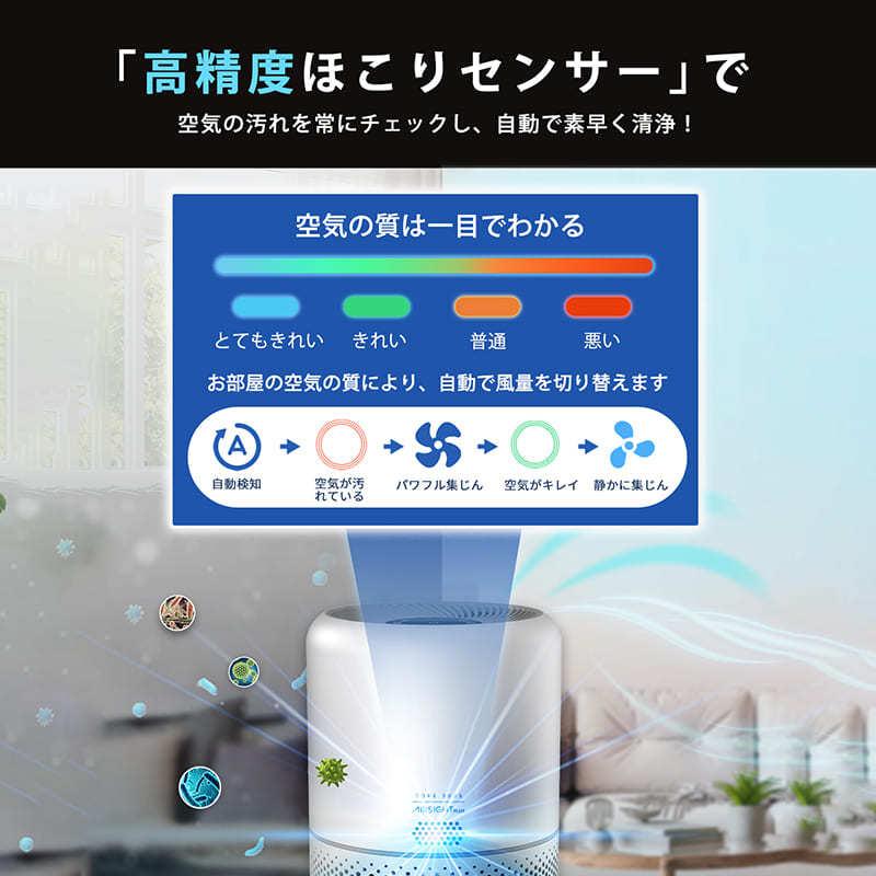 Levoit 空気清浄機 levoit core300s コンパクト スマホ対応 空気清浄器