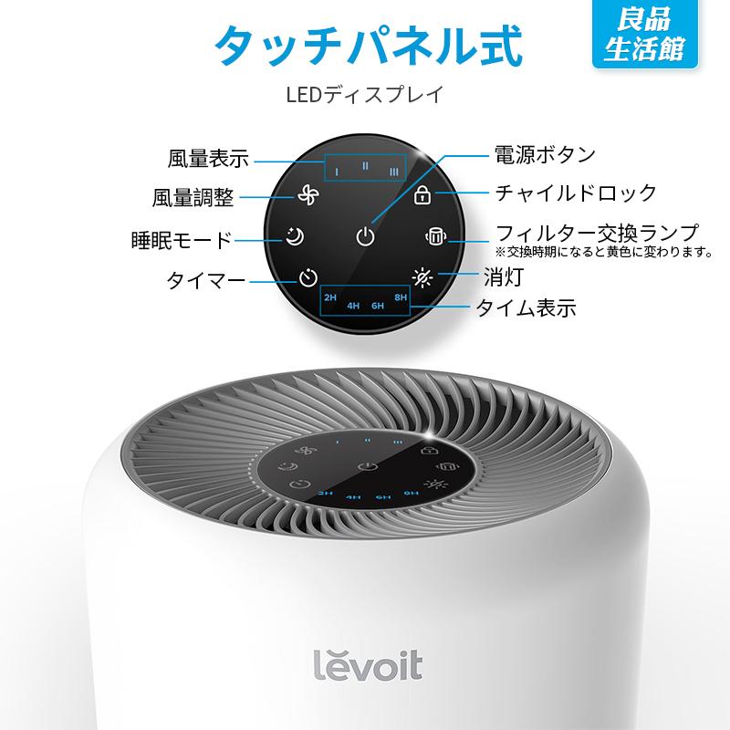 Levoit 空気清浄機 levoit core300 2重除菌 ウィルス ハウスダスト