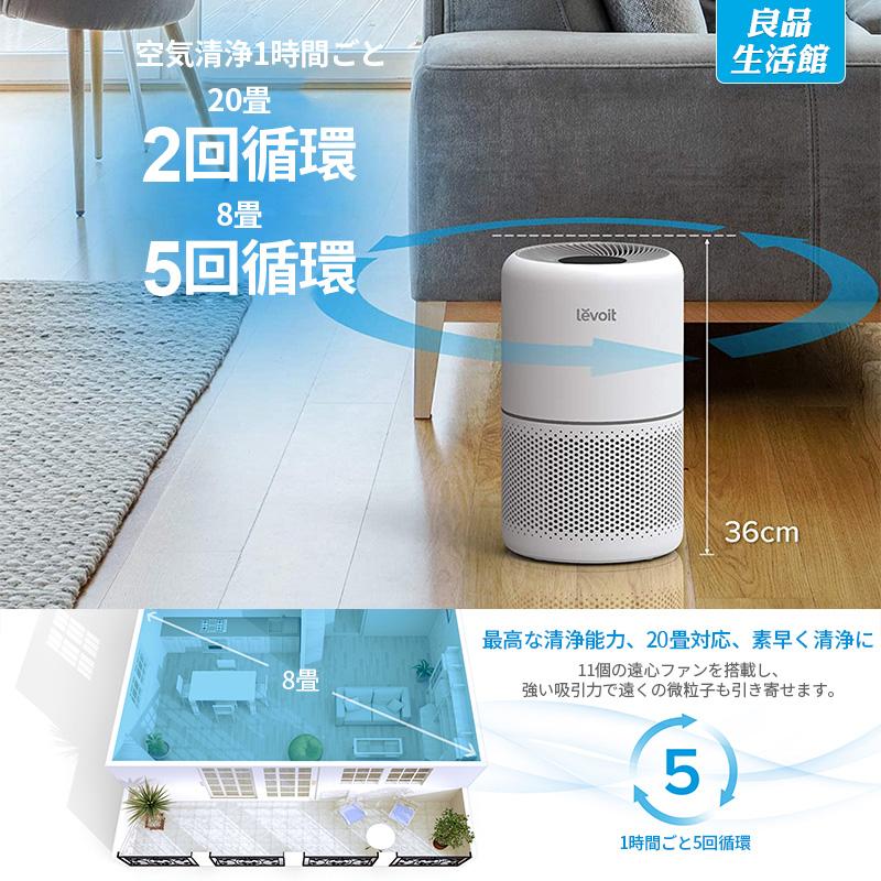 Levoit 空気清浄機 levoit core300 2重除菌 ウィルス ハウスダスト