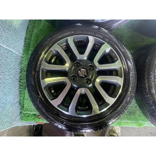 ハスラー 純正15インチ アルミホイール タイヤ付き 4本 中古品 即決